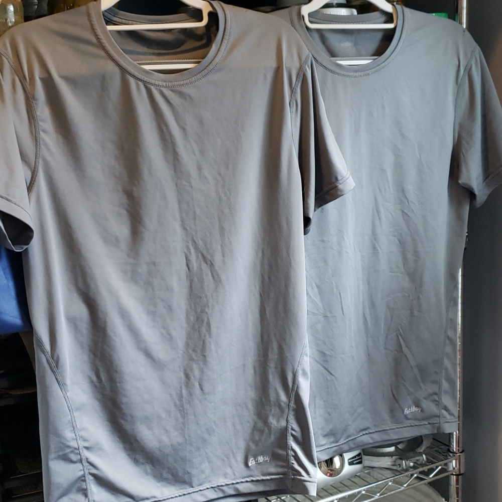 3 Eastbay EVAPOR core compression T-shirts